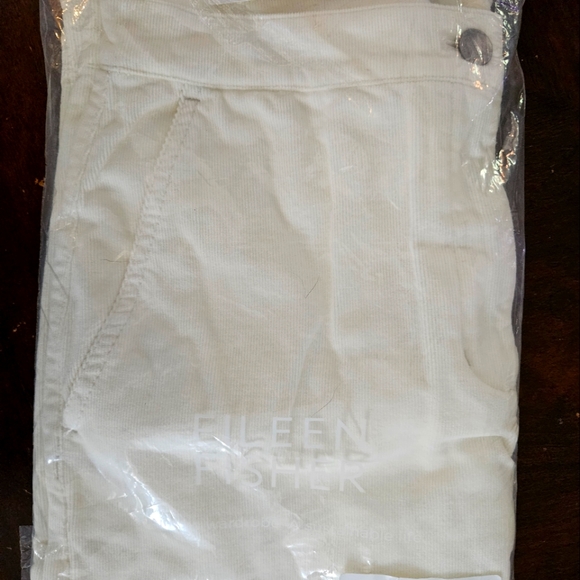 Eileen Fisher Soft White Wide Ankle Pants Size  PP - Picture 1 of 5